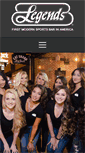 Mobile Screenshot of legendssportsbar.com